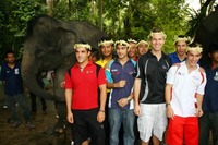 A1GP meets the elephants of Malaysia