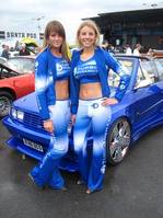 Turbo Dynamics Girls at Santa Pod