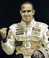 Looking slick – Lewis Hamilton’s latest portrait