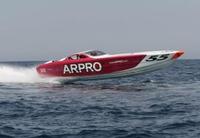 Audi ace McNish samples powerboat on the Solent