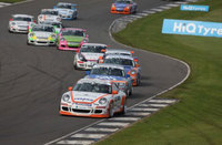 Caine and Sutton take Porsche Carrera Cup wins at Donington