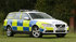 Volvo police car