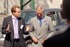 Graham Hoare, head of Ford Dunton, guides the Prince round the Essex technical centre 
