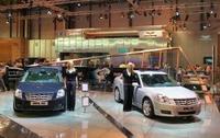 Cadillac and Corvette at the British International Motor Show