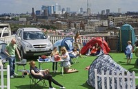 First car park campsite in London
