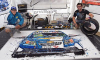 Chevrolet WTCC car captured in art form 