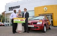 Renault and Barnardo’s celebrate partnership with car prize giveaway
