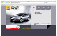 Renault’s new Laguna online test-drive programme expanded