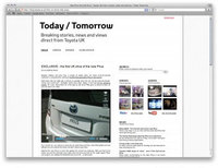 Keep pace with new Prius on Today/Tomorrow