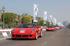 The cars leave Abu Dhabi to Dubai, second leg of the Ferrari 60 Relay