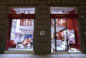 florence ferrari store opened officially stores easier enlarge click