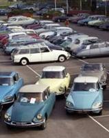Classic car lovers celebrate the 50th birthday of the Citroen DS