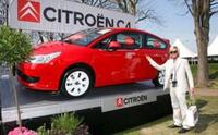 The Grand National’s best dressed racegoer drives away Citroen C4