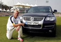 Warne adds spin to Volkswagen Ambassador programme