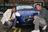 Chart-topping Bodyrockers with Fiat's new Grande Punto outside Harrods.