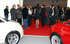 Party-goers at Fiats celebrity art exhibition and charity auction in Battersea south west London