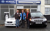 Father and son prove there is a Subaru for all the family