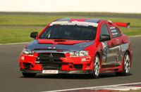 Mitsubishi Lancer Evolution X Race Car - Britcar debut