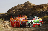 Four all-new Racing Lancers enter Dakar 2009