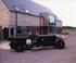 Bentley Drivers Club member David Walker in his 1930 Speed Six outside the Club's new Wroxton, Banbury headquarters.