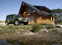 Buy a luxury log home and get a Jeep Wrangler Unlimited free