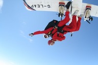 Skydiving Darren takes the plunge with the Red Devils