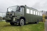 Volvo build mobile liberian peace bus