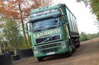 First Euro 4 Volvo in R & D Harvey Fleet goes to longest-serving driver