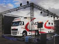 First Euro 5 Volvo truck in UK goes to Action Cancer