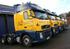 Church Farm Surfacing of Middlewich line up their new fleet of Volvo trucks.