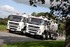 The United Utilities department of Environmental Services display some of their new fleet additions â€“ two Volvo FM 