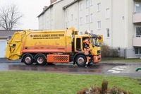 The first hybrid refuse truck in the world launched in Sweden