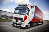 Volvo extra low height artics for Brian Yeardley Continental