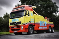 Volvo FH pulling power looks good for HCR Recovery