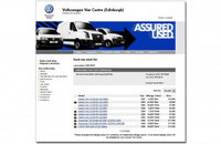 New Van Centre websites for Volkswagen Commercial Vehicles
