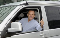 Jackie Ickx takes to the road in a Volkswagen California