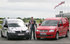Coulthard with Volkswagen Caddys