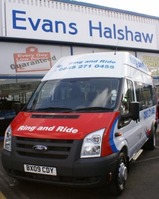 New Ford Transit minibuses for 'Ring & Ride' in Wolverhampton