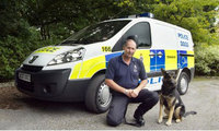 Peugeot Expert van cops it at Wroughton show