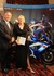 Barry Everett of Suzuki GB with 2007 Aftersales Advisor winner Sallyanne Blackwell.