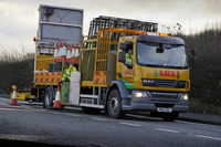 New DAFs help ensure safety in roadworks