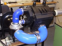 Electric supercharger eliminates smoke from diesel engines