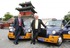 Lord Jones hails London taxi in China