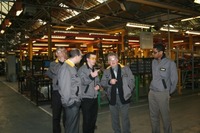 Lord Young visits London taxi manufacturer LTI Vehicles