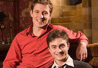 Ben Shephard with Daniel Radcliffe