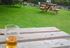 Credit crunch Brits swap beer garden for back garden 