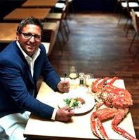 Giant Alaskan Crab Served At FishWorks