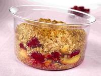 Recipe Of The Month – Peach And Raspberry Crumble