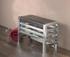 Aestus Oslo bench in chrome and wenge