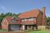  CGI of the luxurious detached homes at Queens Gate, Guildford
